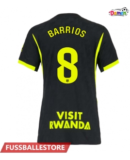 Günstige Atletico Madrid Pablo Barrios #8 Auswärtstrikot Damen 2026-27 Kurzarm